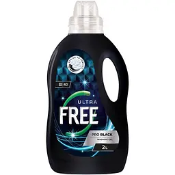 Гель для прання Free Pro Black з ароматом свіжості 2 л