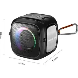 Портативна акустика Hopestar Party One Mini Black [135015] - мініатюра 2