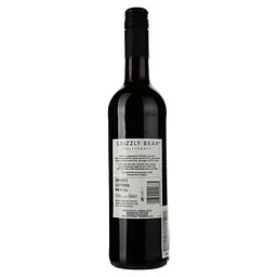 Вино Grizzly Bear Zinfandel, червоне, сухе, 0,75 л - мініатюра 2