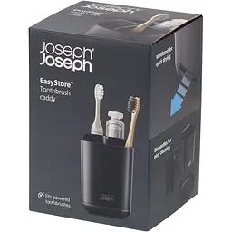 Органайзер для зубних щіток Joseph Joseph EasyStore Matt black (70598) - мініатюра 8
