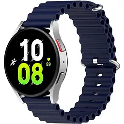 Універсальний ремінець для смарт-годинників Ocean Band 22mm Midnight Blue [84729] - мініатюра 4