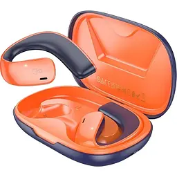 Навушники Hoco EQ4 Graceful TWS headset | BT5.3, 500mAh, 12h | Blue-Orange