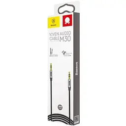 Кабель Baseus Yiven M30 AUX CAM30-BS1 1m (Black) [68695] - мініатюра 6