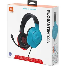 Навушники з мікрофоном JBL Quantum 100N Black (JBLQTUM100N) - мініатюра 10