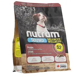 Акція!! 2 по ціні 1: Сухий корм для цуценят Nutram - S2 Sound Balanced Wellness Puppy 680 г (2 шт. х 340 г) - мініатюра 2
