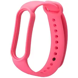 Ремінець Silicone Mi Band 5/6 Світло-рожевий (13)