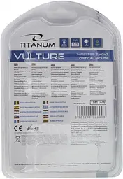 Миша Esperanza Titanum TM116B Vulture Wireless black blue - мініатюра 4