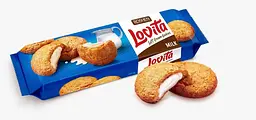 Упаковка здобного печива ROSHEN Lovita Soft Cream Cookies milk 127 г х 16 шт