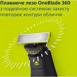 Електростанок Philips OneBlade Pro 360 для обличчя та тіла (QP6552/15) - мініатюра 2