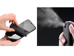 Набор для чистки экрана телефона спрей и микрофибра 10ML, жидкость для очистки монитора - миниатюра 4