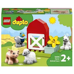 Конструктор LEGO DUPLO Town Догляд за тваринами на фермі, 11 деталей (10949)