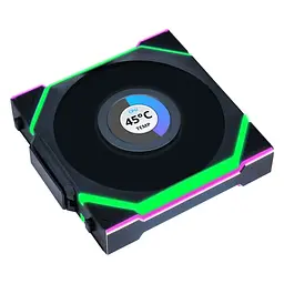 Кулер до корпусу Lian Li UNI Fan SL WIRELESS LCD 120-1, Black (G99.12SLLCD1W1B.00) - мініатюра 2