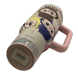 Термос термочашка Stanley Quencher H2.0 Tumbler з нержавіючої сталі 1,18 л Labubu Cup Premium Look KT8005202 - мініатюра 5