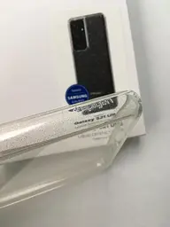 Чохол прозорий протиударний із блискітками Spigen Liquid Crystal Glitter ACS02348 для Samsung Galaxy S21 Ultra (6.8") - мініатюра 7