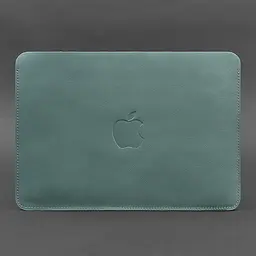Чохол із натуральної шкіри BlankNote для MacBook 13 дюйм Бірюзовий - мініатюра 3