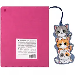 Щоденник шкільний Yes Catmania A5 40 аркушів PU інтегральний (911697) - мініатюра 2