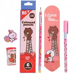 Набір канцелярії Yes Line Friends 6 предметів (450249)