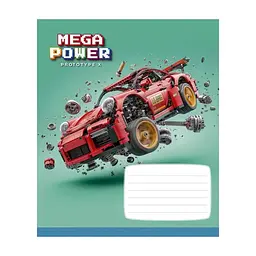 Зошит Школярик Star Mega Power 12 аркушів клітинка (012-3745K), в асортименті - мініатюра 3