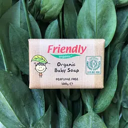 Дитяче тверде мило 100 гр Friendly organic - мініатюра 2
