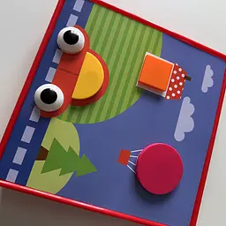 Детская развивающая игра Limo Toy для мелкой моторики Мозаика для девочек и мальчиков на 12 картинок и 45 фишек для детей 3+ лет - миниатюра 6