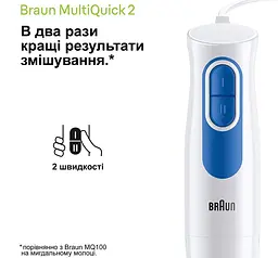 Блендер Braun MQ 20236 M WH (0X22111491) - мініатюра 2