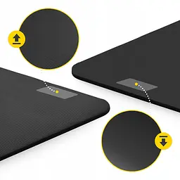 Килимок (мат) спортивний 4FIZJO NBR 190 x 100 x 1.5 см для йоги та фітнесу Black (P-5905973407120) - мініатюра 4