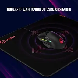Килимок для мишки Lorgar Main 323 Black/Red (LRG-GMP323) - мініатюра 7