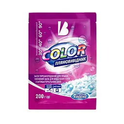 Средство для удаления пятен Blyskavka Color С активным кислородом 200 г (4820214191815)
