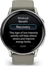 Смарт-годинник Garmin Venu 4 45 mm Silver with Silver Gray Silicone Band (010-03014-01/41) - мініатюра 4
