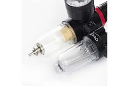 Редуктор тиску для пневмаінструменту з фільтром та лубрикатором Apro 1/4" x 10 бар - мініатюра 2