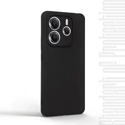 Чехол-накладка для смартфона Xiaomi Redmi Note 14 5G, противоударный, силиконовый, термополиуретановый (ТПУ), с защитой камеры и корпуса, черный, защита всего корпуса, ArmorStandart (ARM79725) - мініатюра 2