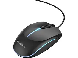 Миша Borofone BG10 Black - мініатюра 2