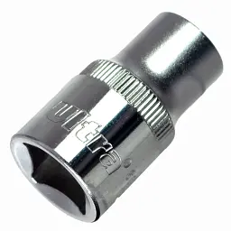Насадка шестигранна коротка 1/2" 11мм CrV ULTRA (6070112) - мініатюра 4