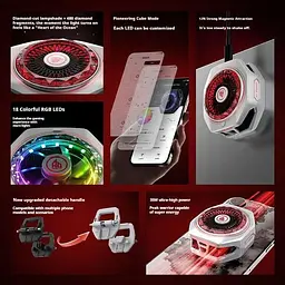 Кулер для смартфона Black Shark FunCooler 5 Pro Magnetic Edition White (BHR08BQCN) [147778] - мініатюра 6