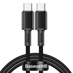 Кабель Baseus High Density Braided Cable Type-C to Type-C 100W 1m CATGD-01 Black