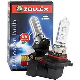 Автолампа Zollex Галоген УФ-фільтр 59724 (P20d, НВ3, 2800K 12V, 60W) - мініатюра 2
