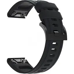 Ремінець ArmorStandart Silicon для Garmin 20mm Black (ARM60799) [141553]