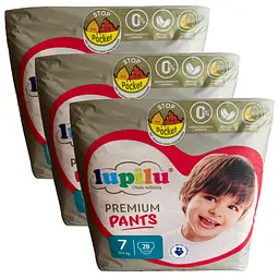 Підгузки-трусики Lupilu Premium 7 (17+ кг) 84 шт