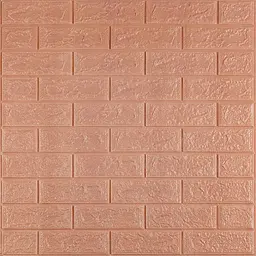3D панель Sticker Wall самоклеюча цегла Пудра 700х770х5мм SW-00001801