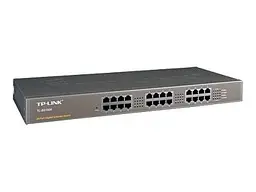 Комутатор TP-LINK TL-SG1016 16 LAN 10/100/1000 Mb, Unmanaged, 1U 19 RM, сталевий корпус