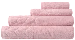 Рушник банний Soho 90х150 см Leaves Pink pbe0050747 - мініатюра 2