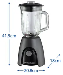 Стаціонарний лендер Russell Hobbs 27121-56 Matte Charcoal Jug Blender - мініатюра 7