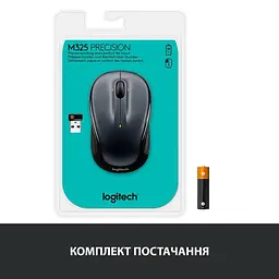 Мишка бездротова Logitech M325s 910-006812 Dark Grey - мініатюра 7