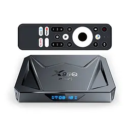 Смарт ТВ приставка X96Q Pro+ Plus 4/32 Гб Smart TV Box Android 14 - мініатюра 1