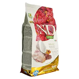 Сухий беззерновий корм для котів Farmina N&D Grain Free Quinoa Cat Skin&Coat Adult, при харчовій алергії, перепілка, кіноа, кокос, куркума, 1,5 кг - мініатюра 2