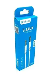 Кабель Celebrat AU-01 AUX 1 m Cable White - мініатюра 2