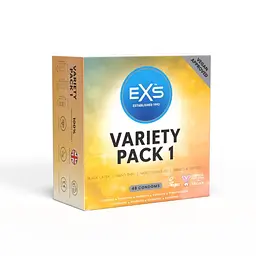 Презервативи EXS Variety Pack 1, 48 шт EXS 12-EXSVARIETYPACK1 103356 - мініатюра 1