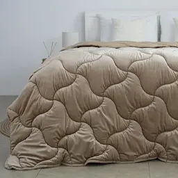 Ковдра ТЕП VELOUR золотисто-бежевий, 200x210 см (1-04872_34482)