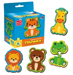 Розвивальна гра Vladi Toys пазли магнітні "Тварини" (VT1733-04)