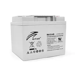 Акумуляторна батарея Ritar RA12-40 AGM 12V 40Ah Gray Case